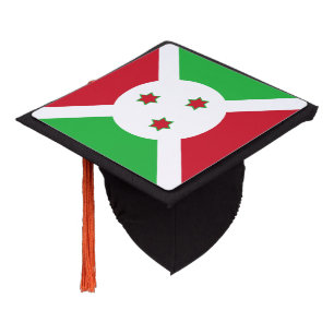 Burundi Flag Graduation Cap Topper