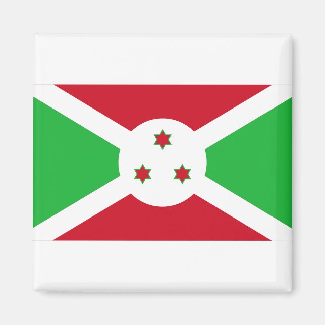 Burundi Flag Magnet (Front)