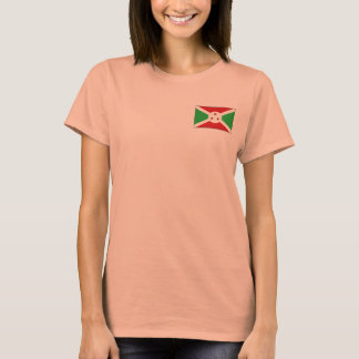 Burundi Flag + Map T-Shirt