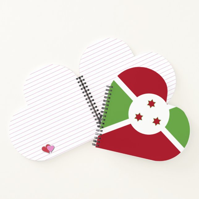 Burundi flag notebook (Inside)