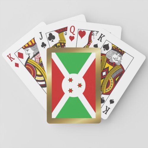 Burundi Flag Playing Cards