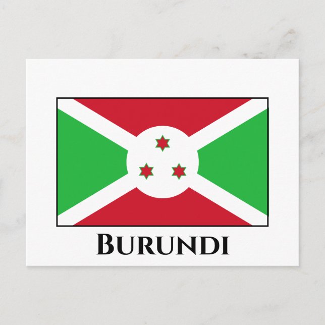 Burundi Flag Postcard (Front)