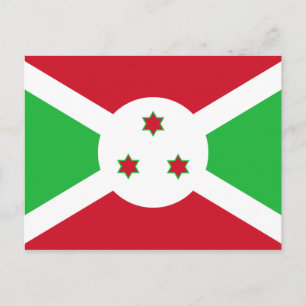 Burundi Flag Postcard
