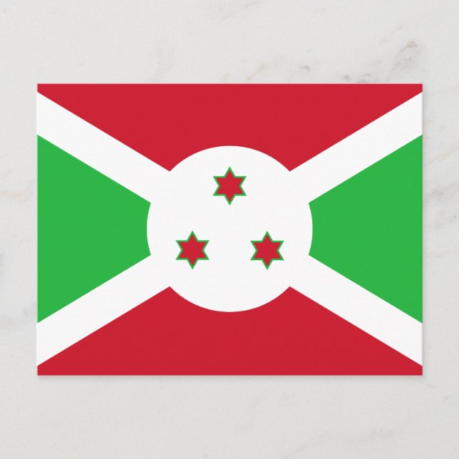 Burundi Flag Postcard (Front)