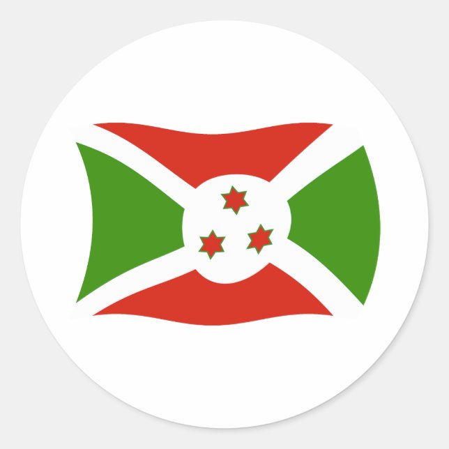 Burundi Flag Sticker (Front)