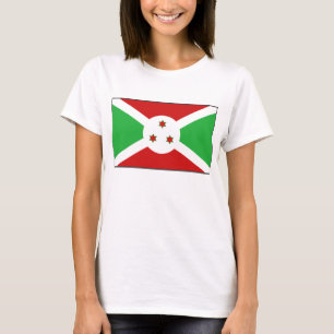Burundi Flag x Map T-Shirt