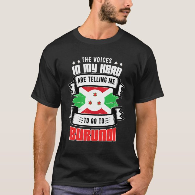 Burundi In My Head T-Shirt (Front)