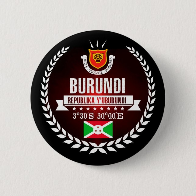 Burundi Pinback Button (Front)