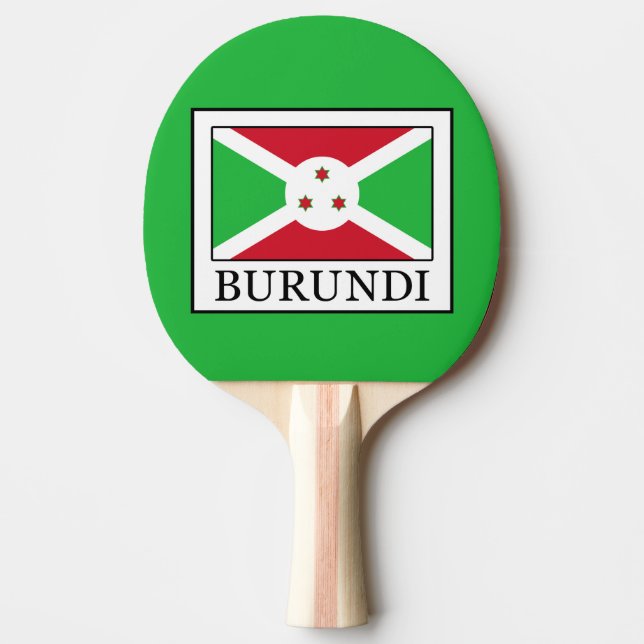 Burundi Ping-Pong Paddle (Front)