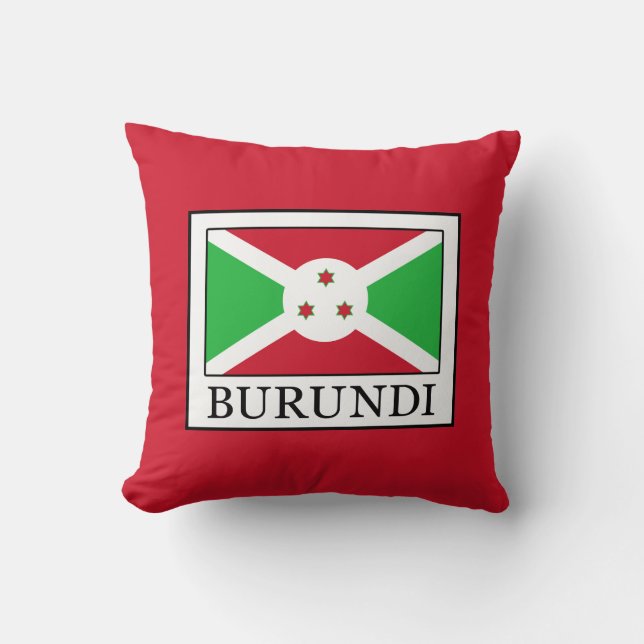 Burundi Throw Pillow (Front)