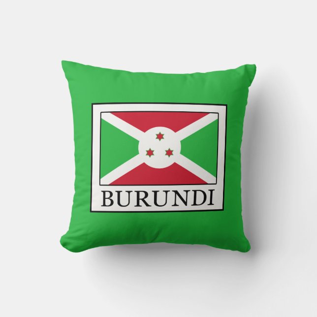 Burundi Throw Pillow (Front)