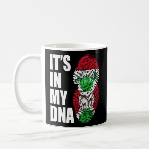 Burundian And Iraqi Mix DNA Flag Heritage  Coffee Mug