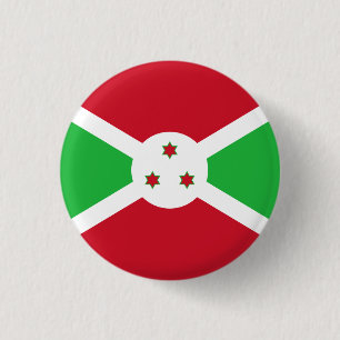Burundian Flag, Flag of Burundi Button