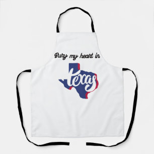Bury My Heart in Texas Apron
