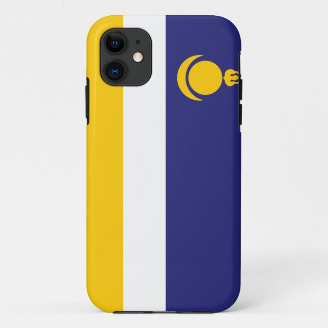 buryatia flag russia country republic region Case-Mate iPhone case (Back)