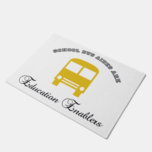 Bus Aide Education Enablers Doormat