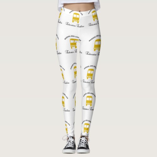 Bus Aide Education Enablers Leggings