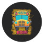 Bus Boss - School Bus Driver Appreciation Classic Round Sticker