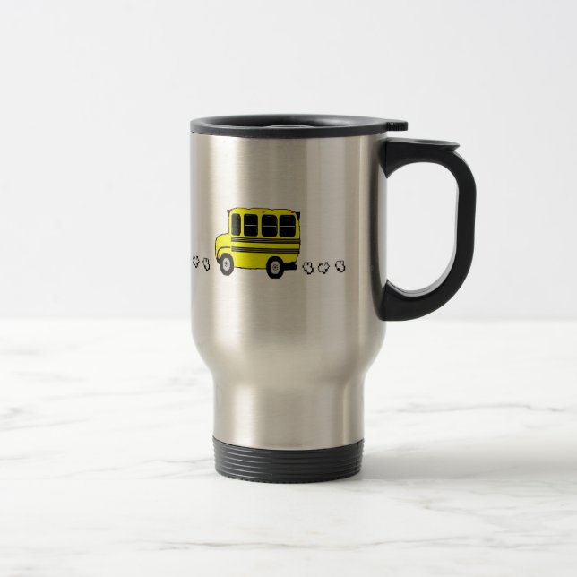 Bus, Bus, Bus Travel Mug (Right)
