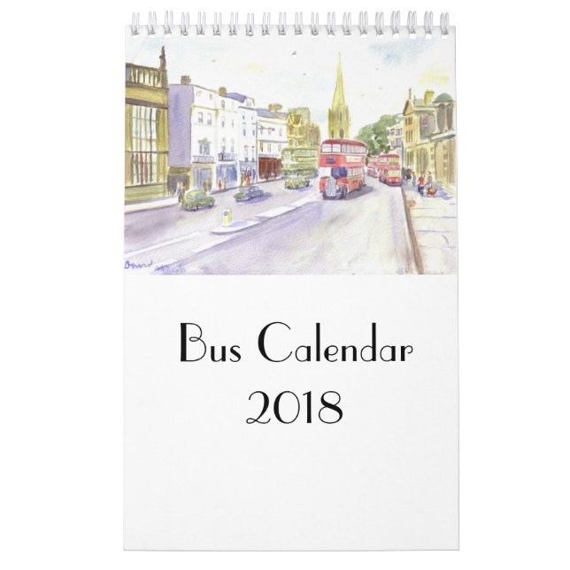 Bus Calendar 2019 (Cover)