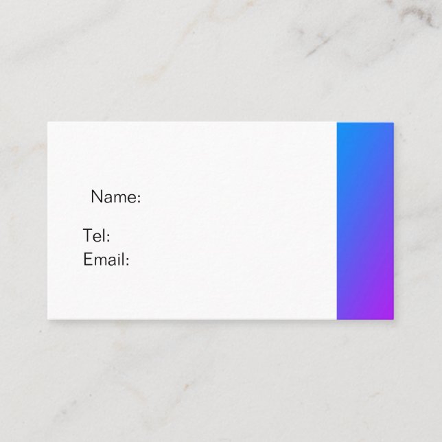 Bus card basic purple (Front)