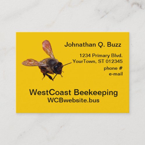 Bus. card - Beekeeping Business Card