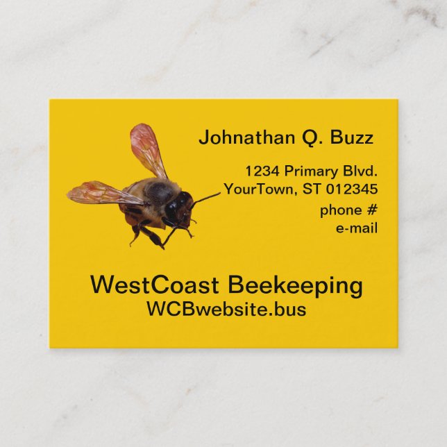 Bus. card - Beekeeping (Front)