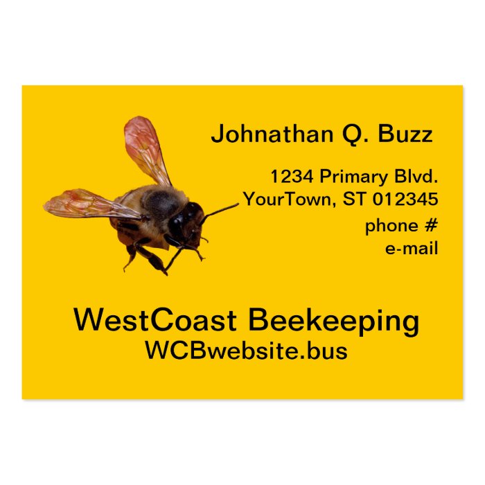 Bus. card   Beekeeping Business Card