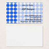 Bus. Card - Blue Dots (Front & Back)