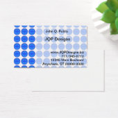 Bus. Card - Blue Dots (Desk)