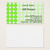 Bus. Card - Green Dots (Front & Back)