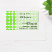 Bus. Card - Green Dots (Desk)