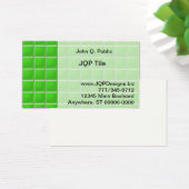 Bus. Card - Green Tiles (Desk)