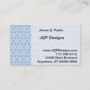 Bus. Card - Hexagon & Bars (v.2)