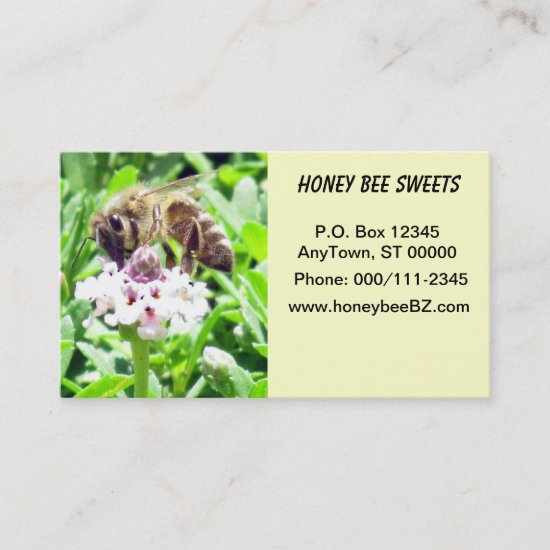 Bus. Card - Honey Bee