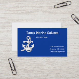 Bus. Card - Marine Anchor
