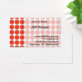 Bus. Card - Red Dots (Desk)