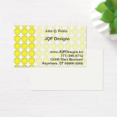 Bus. Card - Yellow Dots (Desk)