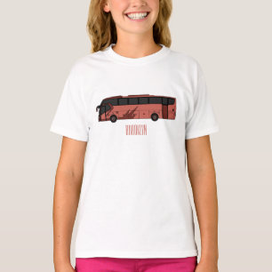 Bus cartoon illustration T-Shirt