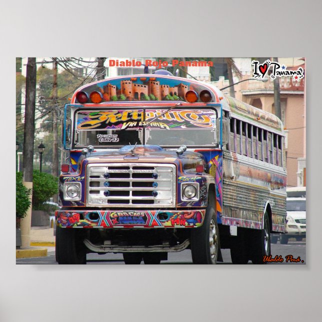 Bus, diablo rojo Panama Poster (Front)