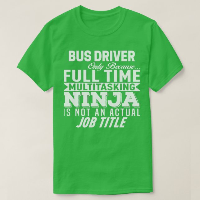 Bus driver 20 T-Shirt (Design Front)