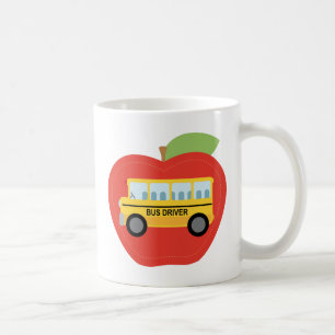 Bus Driver Apple Gift Coffee Mug