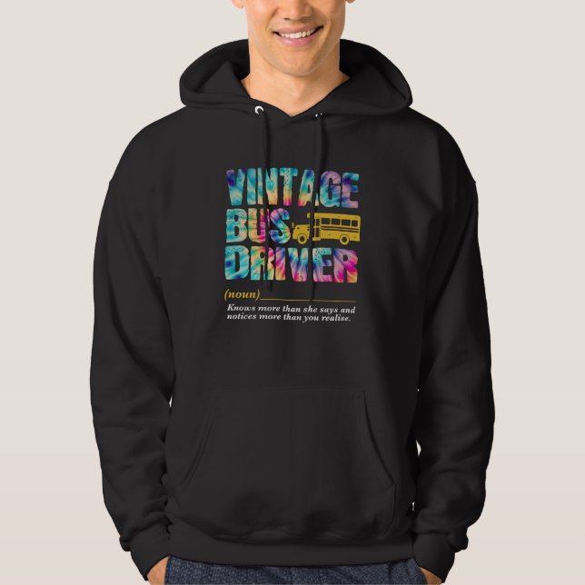 Bus Driver Appreciation Week Back to School  1 Hoodie (Front)