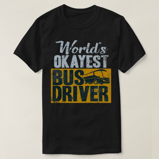 Bus Driver Bus T-Shirt (Design Front)
