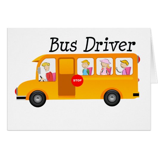 Bus Driver Cards (Front Horizontal)