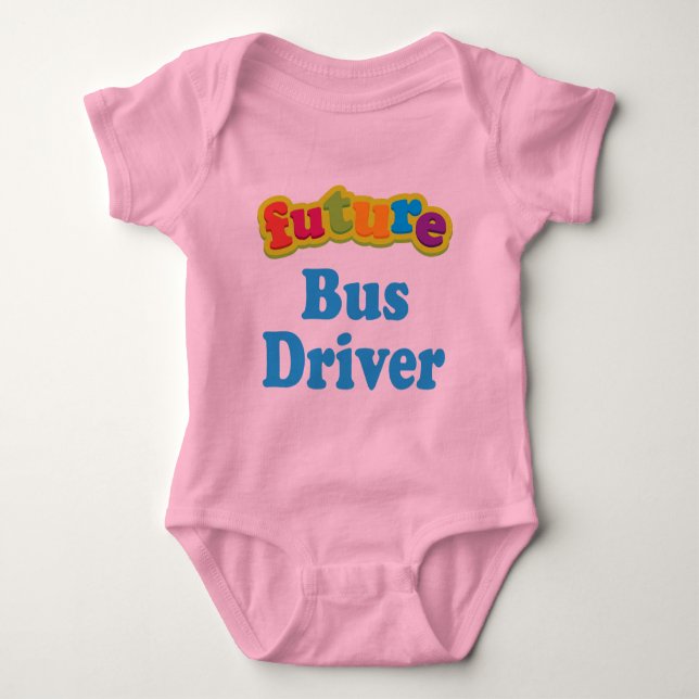 Bus Driver (Future) For Child Baby Bodysuit (Front)