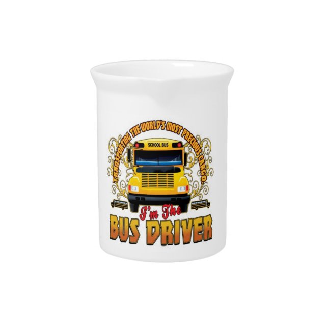 Bus Driver Gift Pitcher (Front)