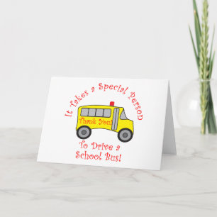 Bus Driver Holiday Card