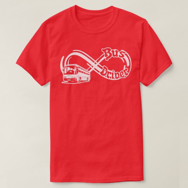 Bus Driver Infinity Bus Driver T-Shirt (Design Front)