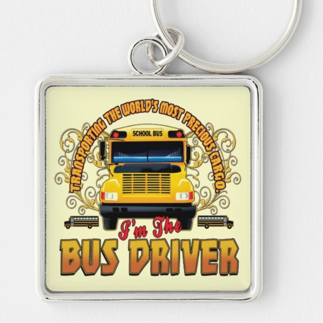 Bus Driver Keychain (Front)